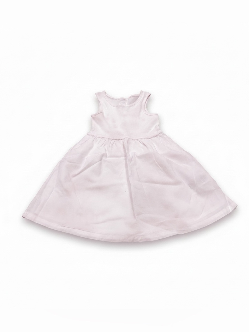 GAP  Toddler Tank Dress, Pink Tie Dye Print, Ribbed Top, Lined Skirt